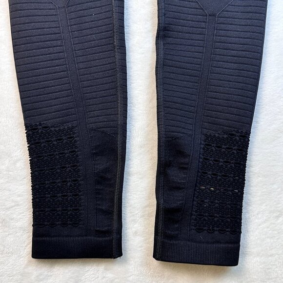 Gymshark Energy Seamless High Waist Leggings Black XS Laser Cut Compression NWOT - Picture 8 of 10